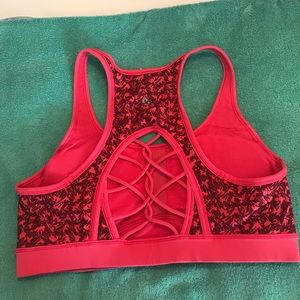 Lululemon pink sports bra size 10